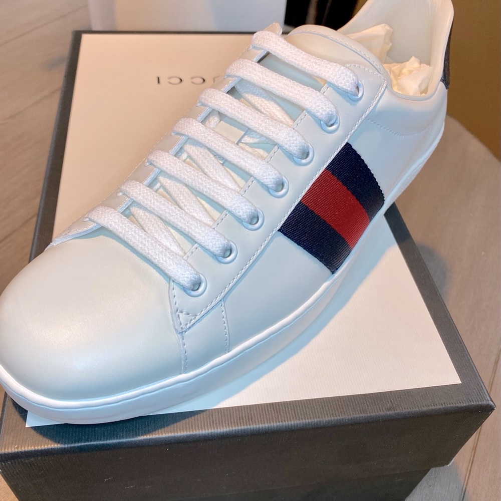 Men’s Gucci ACE Sneaker New, Never worn US 11.5